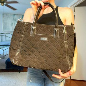 Vera Bradley Quilted Espresso Handbag